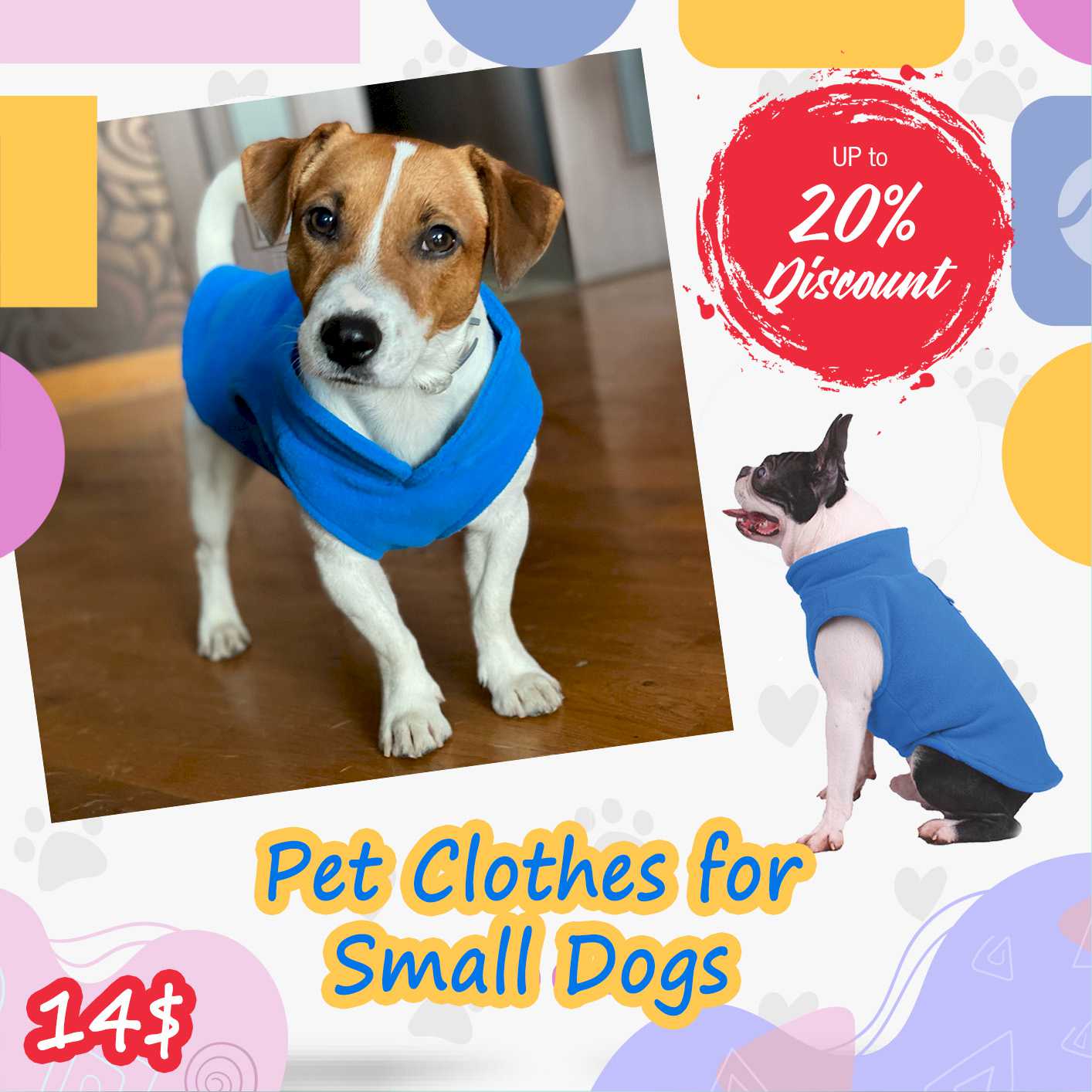 Modern Pet Clothes for Small Dogs